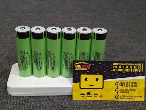Panasonic NCR18650B 3400 mAh - 6,5А BAT100 фото
