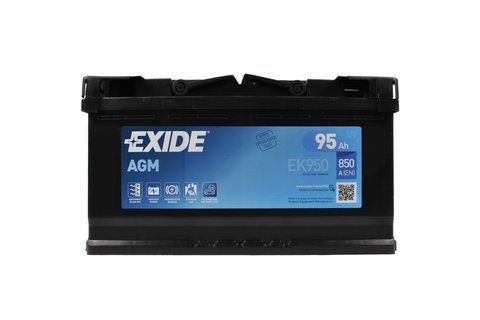 EXIDE START-STOP AGM 95Ah AKU781 фото