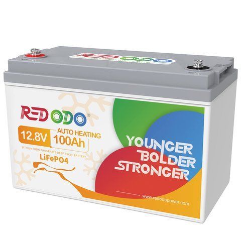 Redodo 12V 100Ah LiFePO4 BMS 100A Self-Heating BAT110 фото