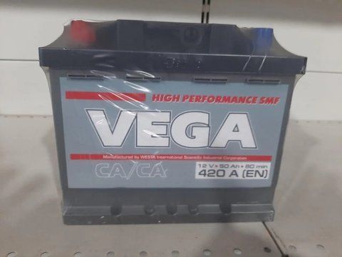 VEGA Standard EU 6СТ-50АЗ 50AH 420A (1) AKU432 фото