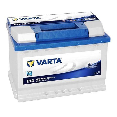 VARTA BLUE DYNAMIC (E12) DIN (574013068) 74AH 680A (1) AKU334 фото