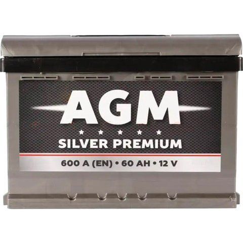 AGM Silver Premium EU 6СТ-60АЗ 60AH 620A (1) AKU402 фото