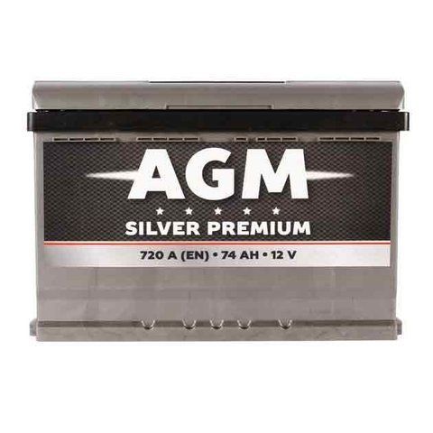 AGM Silver Premium EU 6СТ-74АЗ 74AH 720A (0) AKU406 фото