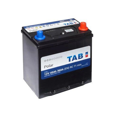 TAB 45Ah/12V Polar S (0)Тонка клема Japan Min. 360A AKU102 фото