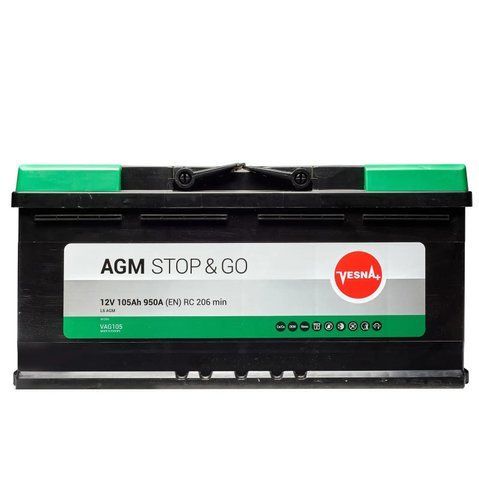 Vesna 105Ah/12V AGM 950A AKU202 фото