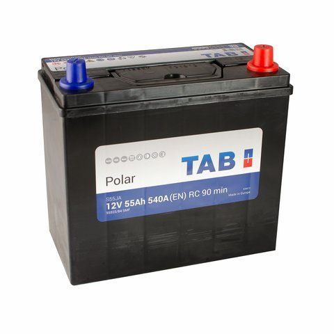 TAB 55Ah/12V Polar S (0) Japan 490A AKU105 фото