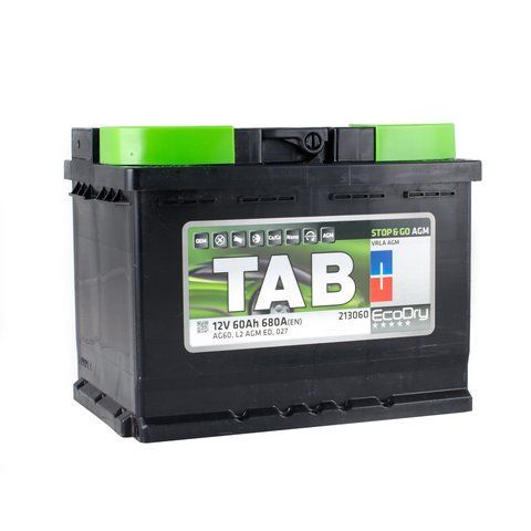 TAB 60Ah/12V AGM (0) Euro 680A AKU106 фото