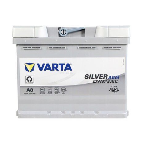 VARTA SILVER DYNAMIC AGM (A8) DIN (550901054) 50AH 540A (0) AKU300 фото