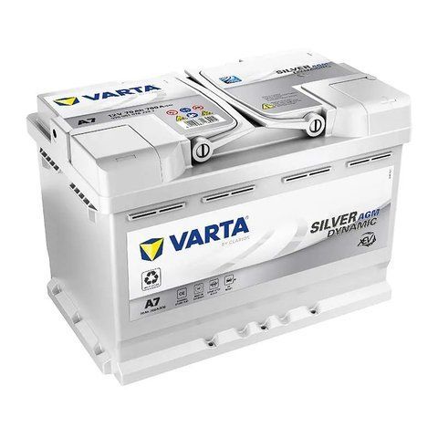 VARTA SILVER DYNAMIC AGM (A7) DIN (570901076) 70AH 760A (0) AKU302 фото