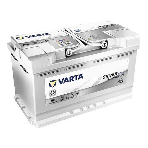 VARTA SILVER DYNAMIC AGM (A6) DIN (580901080) 80AH 800A (0) AKU303 фото