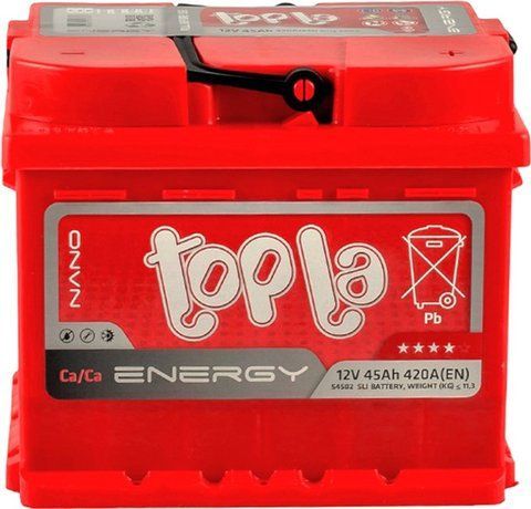 Topla 45Ah/12V Energy Euro (0) 420A AKU154 фото