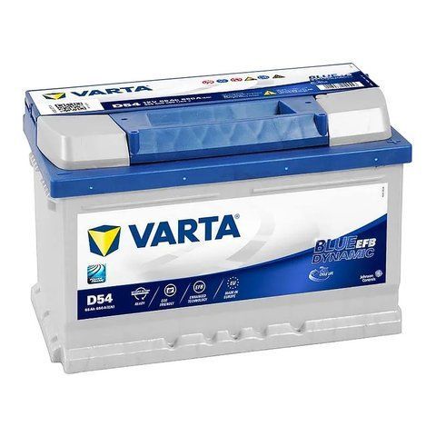 VARTA BLUE DYNAMIC EFB (D54) DIN (565500065) 65AH 650A (0) AKU307 фото
