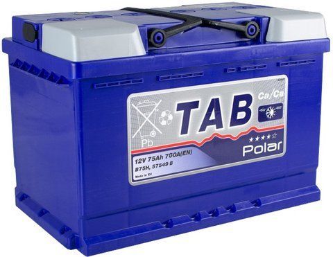 TAB 75Ah/12V Polar Blue (0) Euro 700A AKU115 фото