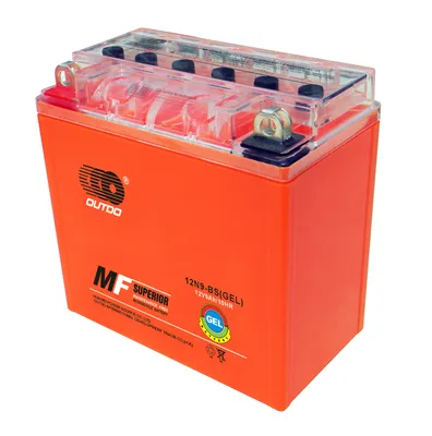 Акумулятор OUTDO 12N9L-BS GEL MOT104 фото