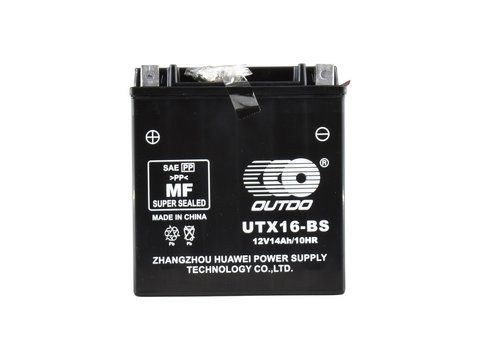 Акумулятор OUTDO UTX16-BS GEL MOT112 фото