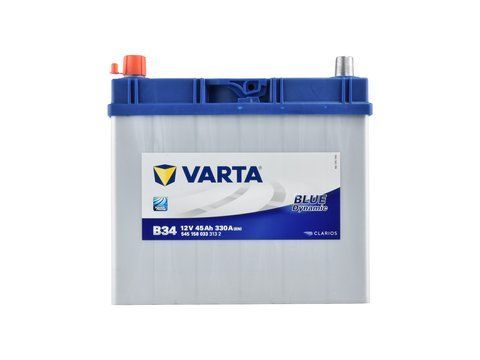 VARTA BLUE DYNAMIC (B34) JIS (545158033) 45AH 330A (1) AKU321 фото