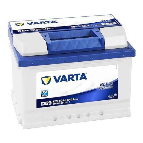 VARTA BLUE DYNAMIC (D59) DIN (560409054) 60AH 540A (0) AKU322 фото