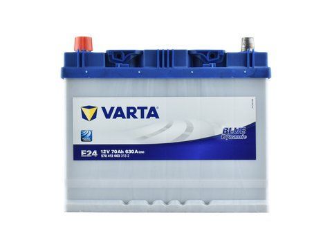 VARTA BLUE DYNAMIC (E24) JIS (570413063) 70AH 630A (1) AKU324 фото