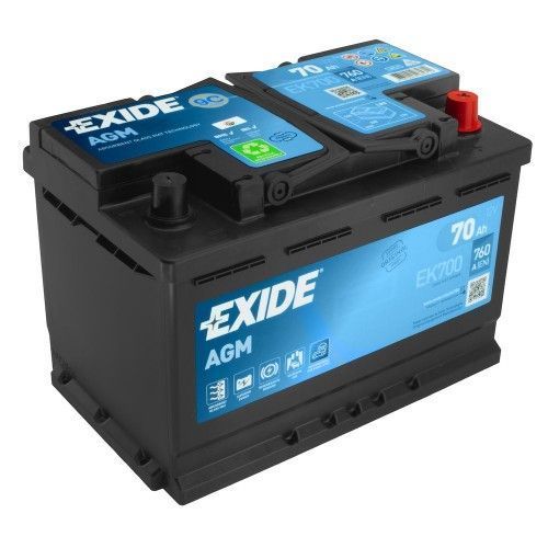 Exide 6СТ-70 Start-Stop AGM EK700 AKU779 фото